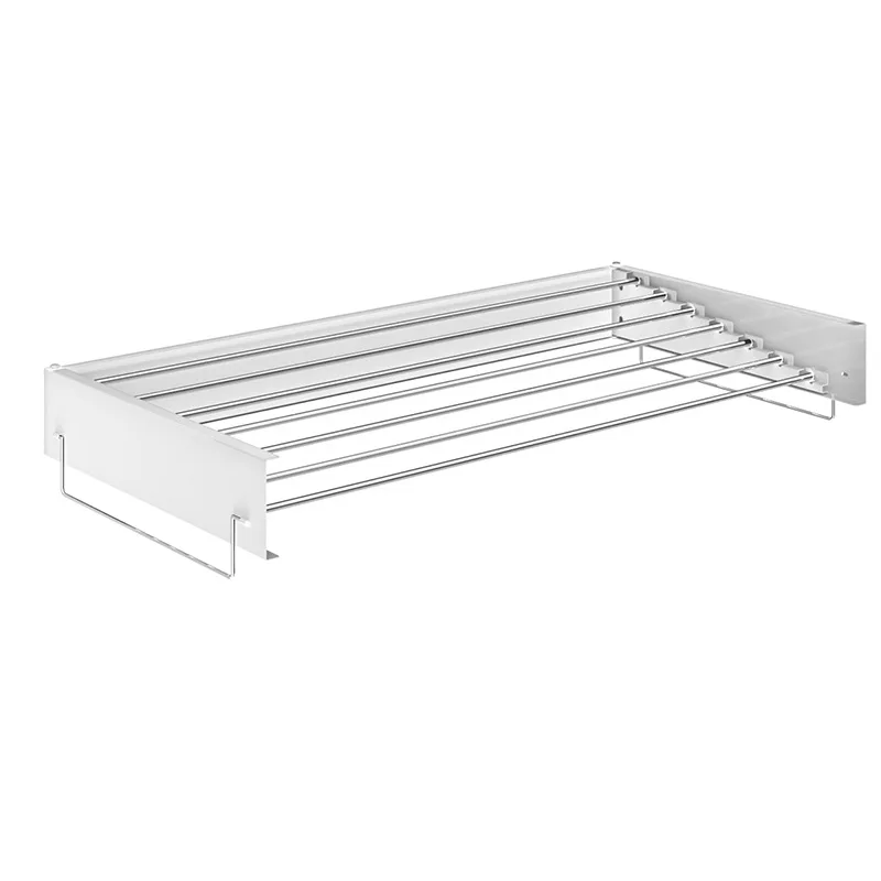 Adjustable Stainless steel clothes dryer rack Bathroom Hanger Towels  Folding Clothes Laundry Drying Rack For Indoor Outdoor