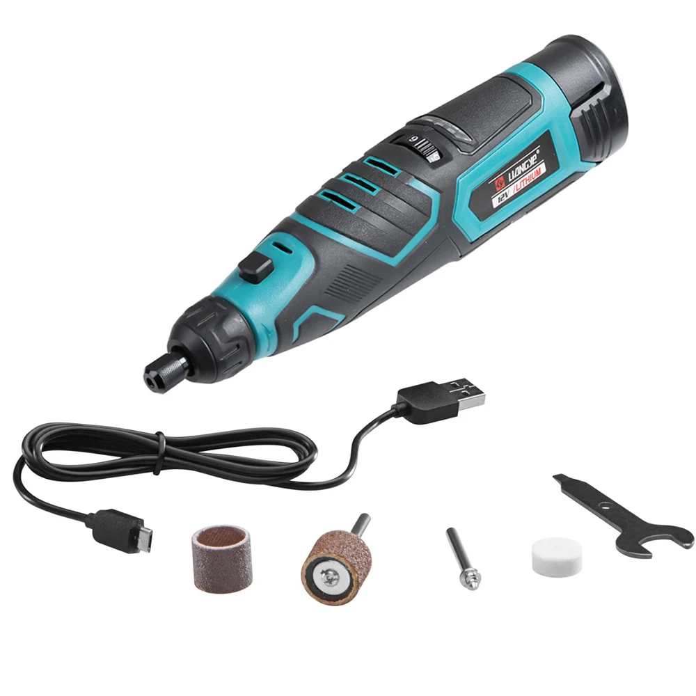 Factory Manufacture Various Mini Rotary Tool Kit 12v 430g Wireless Nail Drill Set Wireless Grinder Drill Cordless