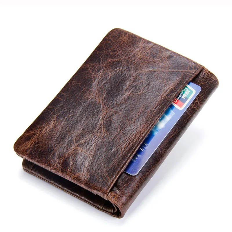 Factory Wholesale New Design Men Wallet Custom High Quality Waterproof Genuine Leather Wallet