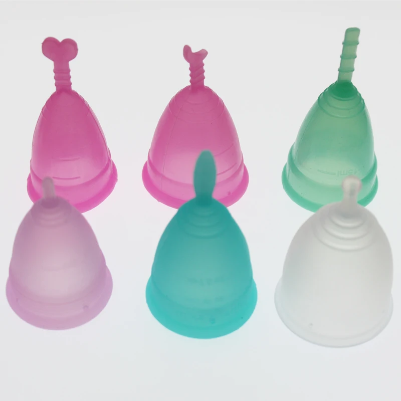 
Reusable Menstruation Organic Period Eco-friendly Lady Healthcare Medical Grade Silicone Menstrual Cup Leak-proof 