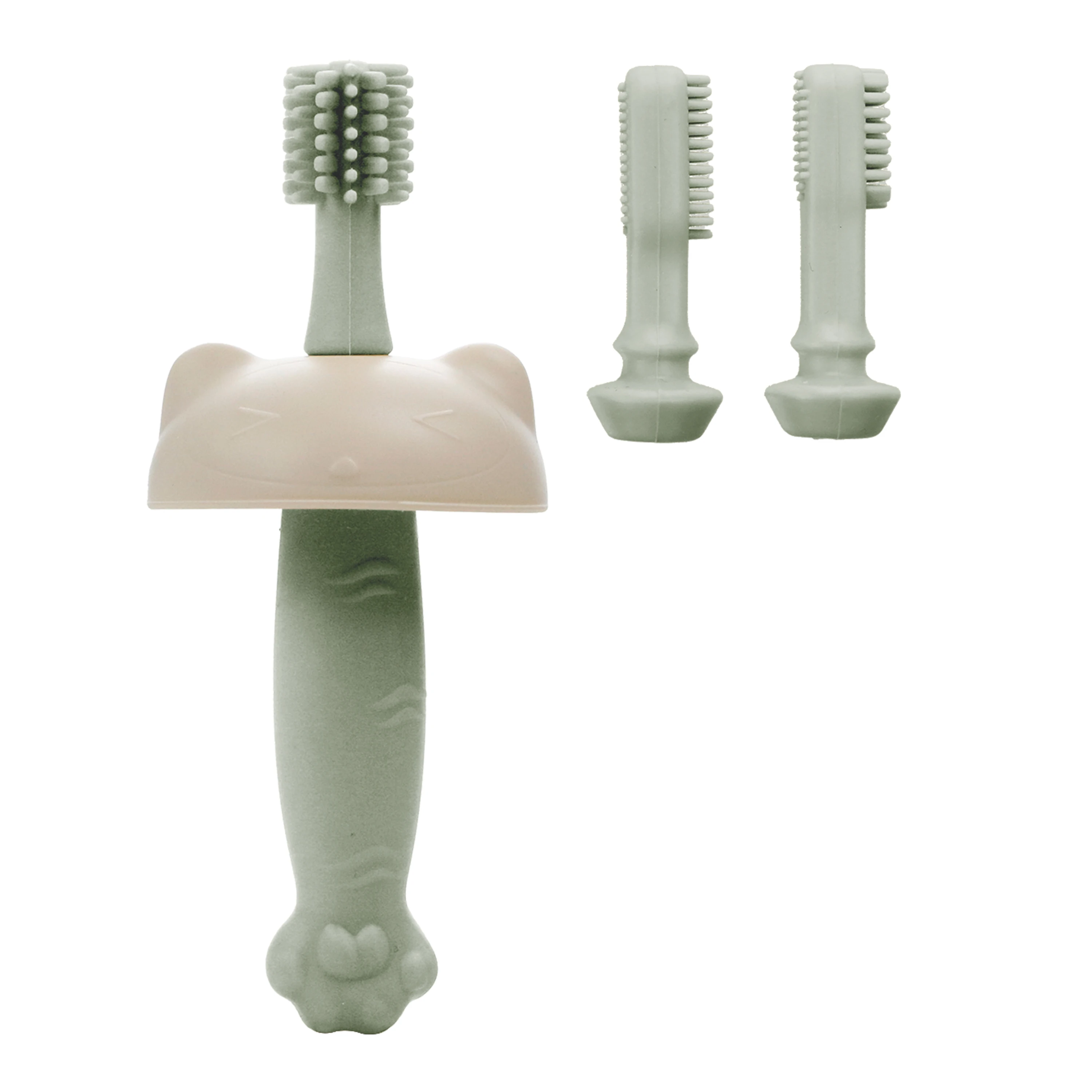 Factory Price Factory Direct Sales Baby Product Food Grade Silicone Cat Tooth Brush