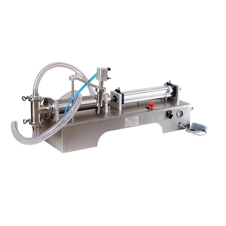 SWANSOFT air-operated quantitative  piston pneumatic filling machine heating stirring type filling machine ready to ship