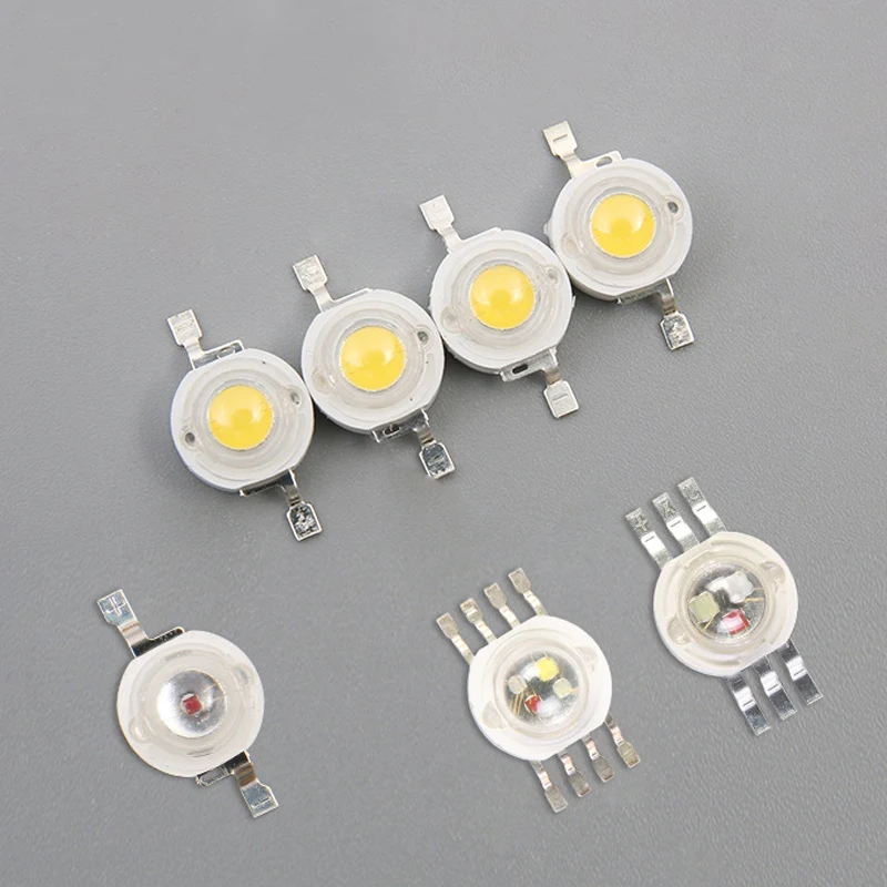 Fashion High End Round/bullet/flat/rectangle/oval/concave/straw-hat shape High Power Led Beads Chips Lamps