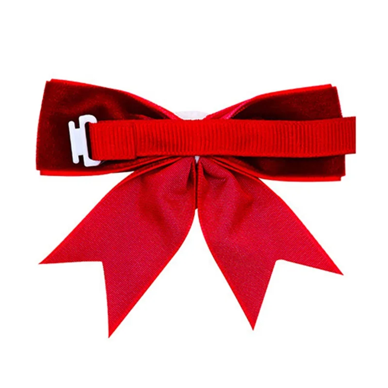 Luxury Velvet BowTie for Boy Dogs Fashionable Christmas Color Pet Sailor Bows Fluffy Ball Solid Pattern Summer Winter Spring