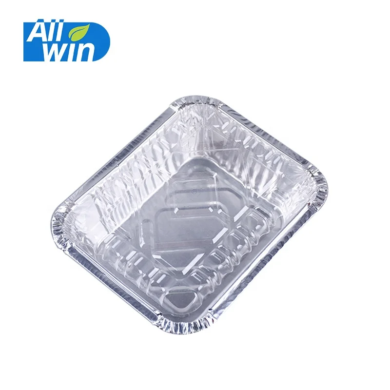 450ml Allwin Disposable Aluminum Foil Container Tray/Pans For Packing And Cooking F1/NO.2