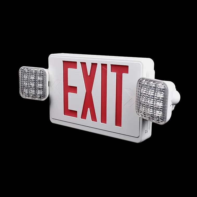 Led Exit Sign Ac 277avc Red Green Emergency Exit Lights Battery Backup Commercial Grade Exit Sign Light