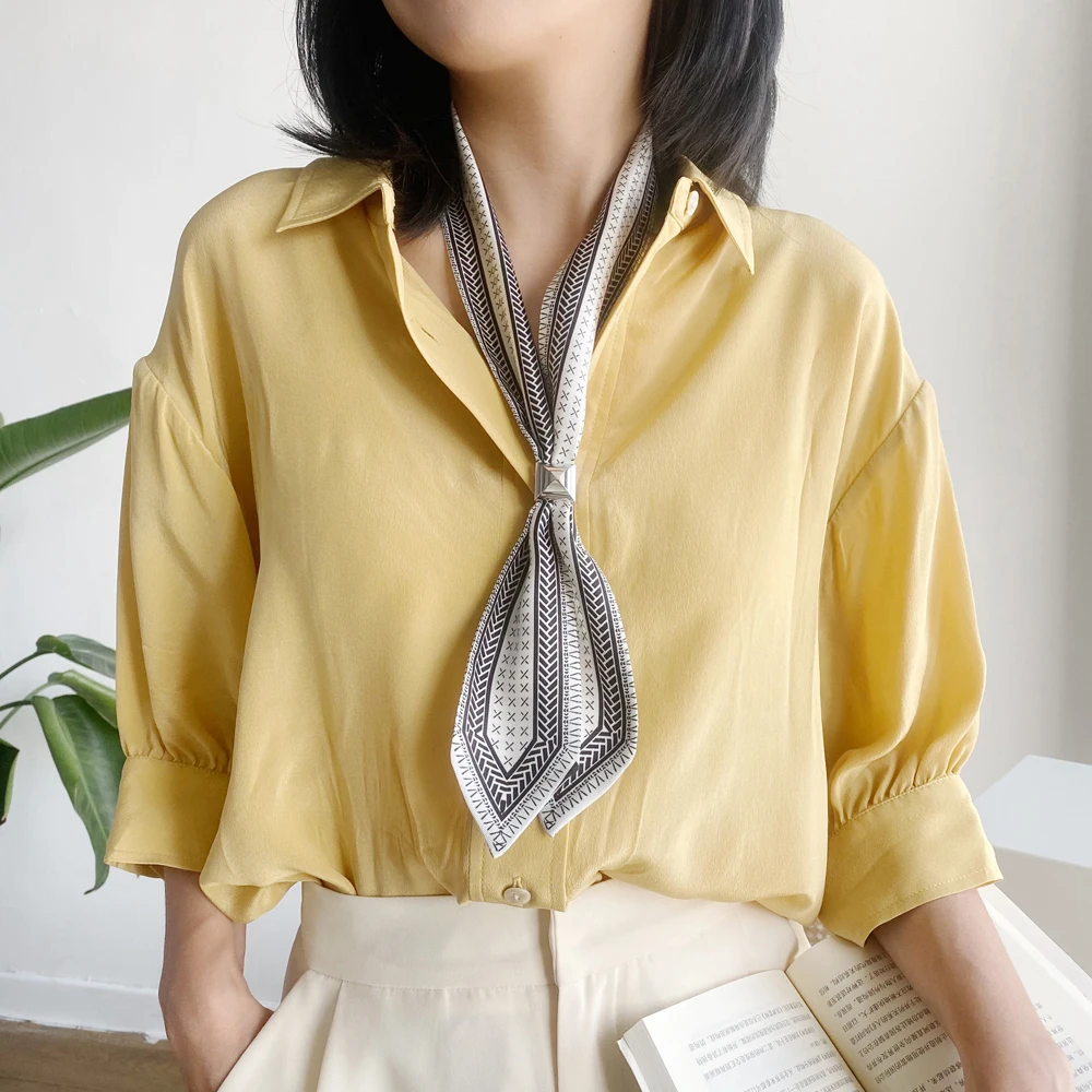 Новый острый угловой саржевый шарф из натурального чистого шелка, модная сумка, ручка, ленточный шарф, упаковка, повязка для волос, 21 штука, 2021