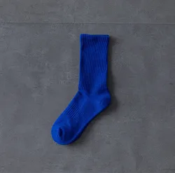 Цветные удобные мягкие повседневные однотонные мужские женские унисекс махровые хлопковые короткие носки с пользовательским логотипом