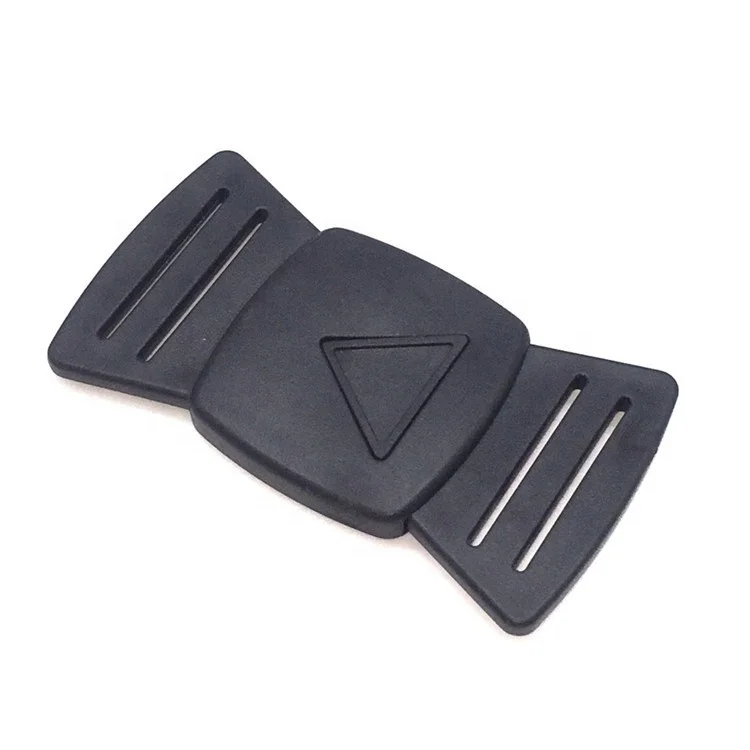 Black Plastic Curved Side Release Buckles For Paracord Bracelet Backpacks shoes Bags Dog Collar Accessories