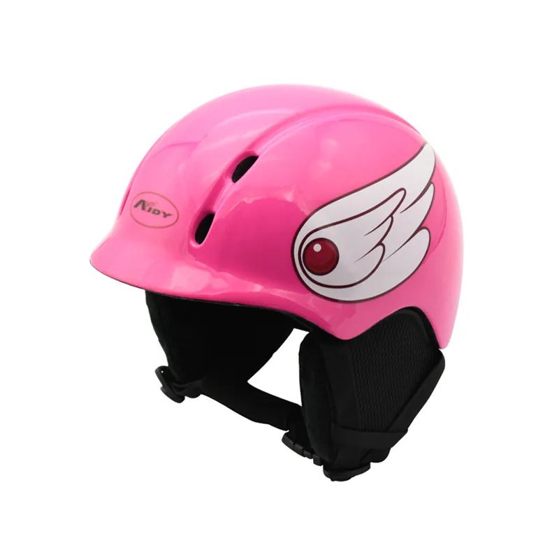 CE EN1077 Lightweight Kid Ski Snowboard Helmet with Goggle for 3~12 Year-old Boy Girl Children Minors Snowing PC & EPS In-mold