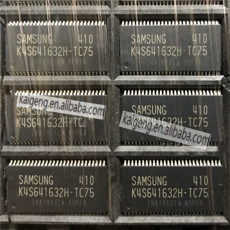 K4S641632H-TC75  TSOP-54 Electronic Components MonitoringMemory chips Engine Spot MOS FET N-Channel New Original K4S641632H-TC75