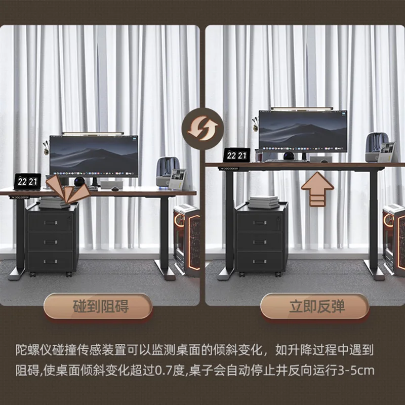 Wholesale Office Motorised Telescoping Height Adjustable Table Electronic Smart Standing Desk