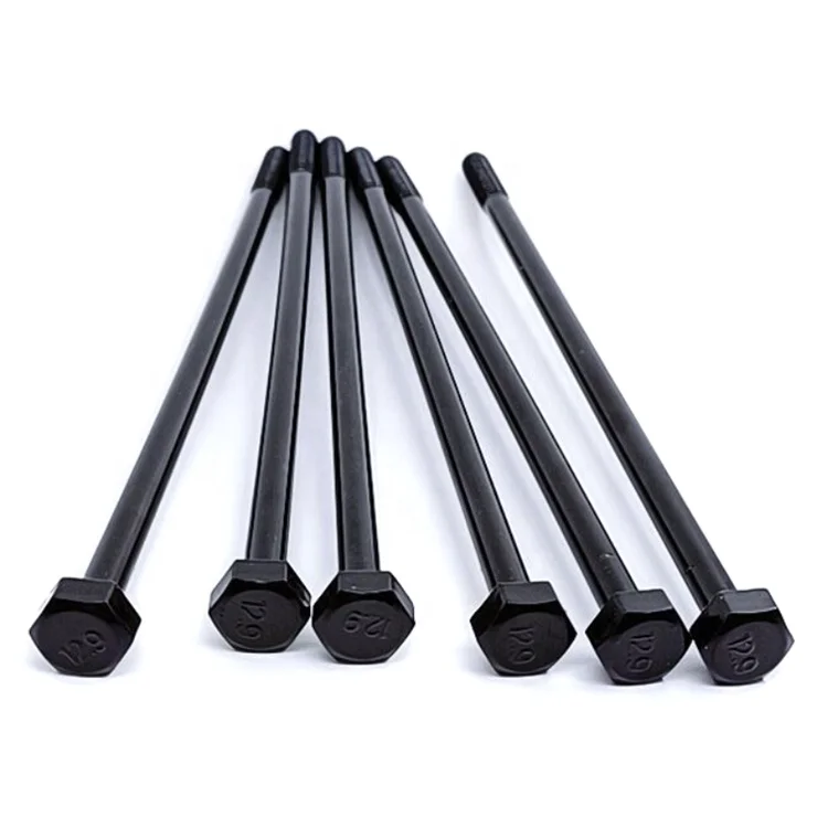 Grade 12.9 High Strength Hex Head Half Threaded Bolt Long Screw M6*180