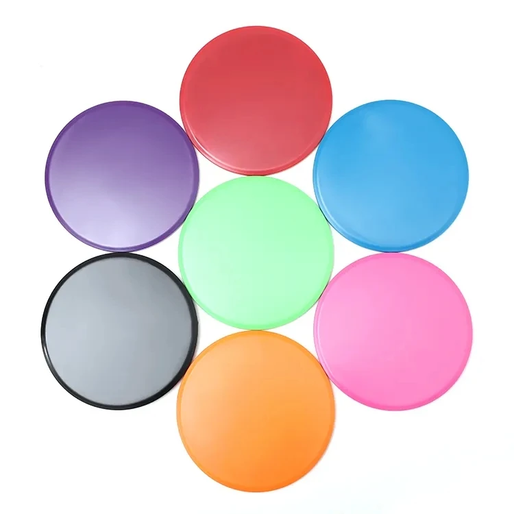 YIWU Round slip exercise slider gliding disc for core and abdominal workout