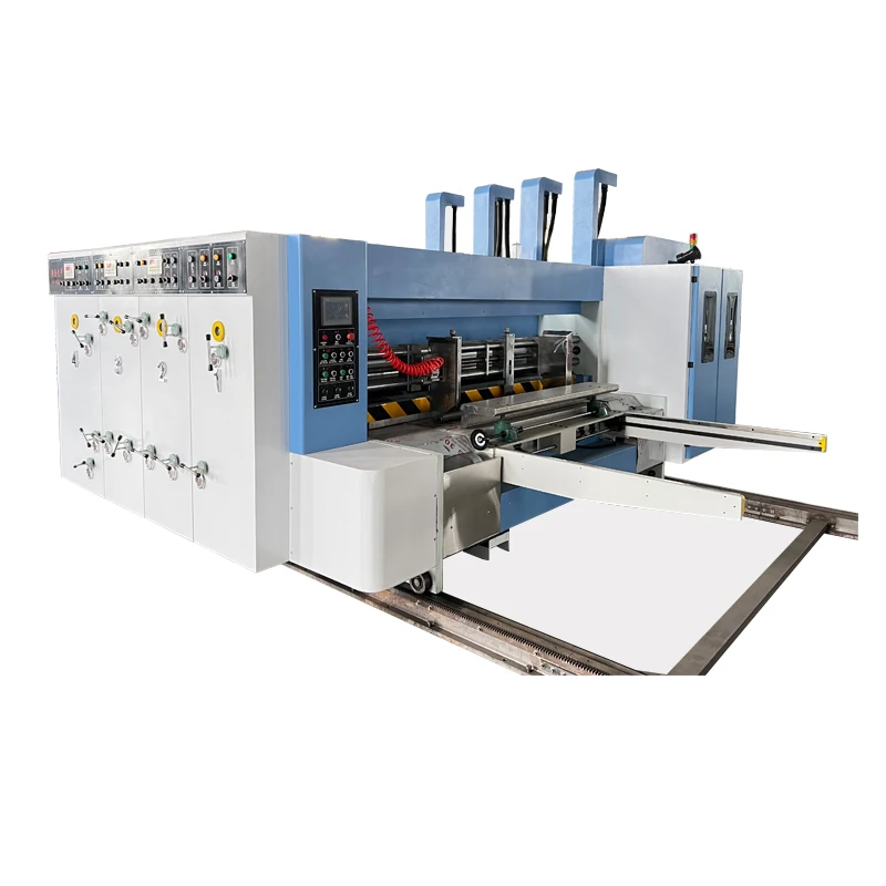 4 Colour Printer Slotter Die Cutting Machine Carton Printing Slotting Die-cutting Machinery For Boxes