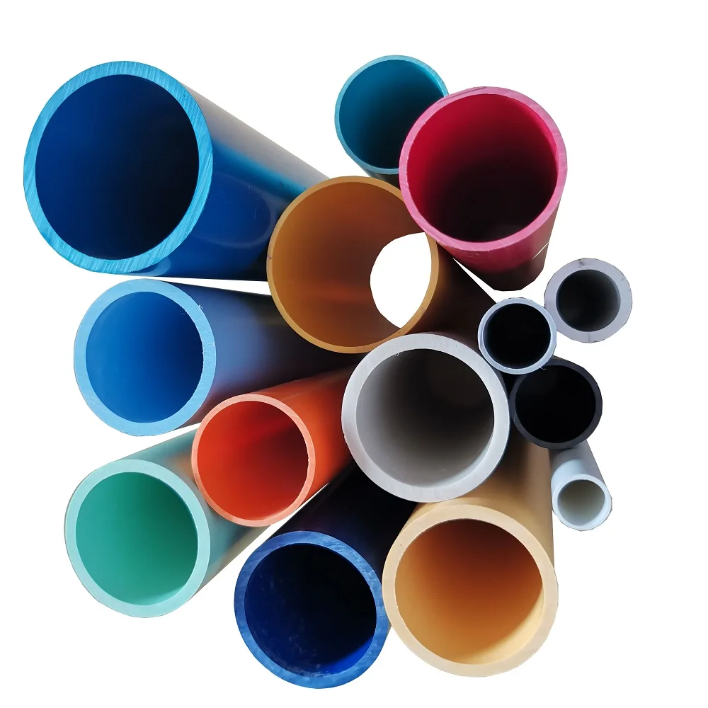 Furniture Grade PVC Extrusion round Tubing 2mm Square Plastic Ducting with Smooth Surface OEM Cutting Service
