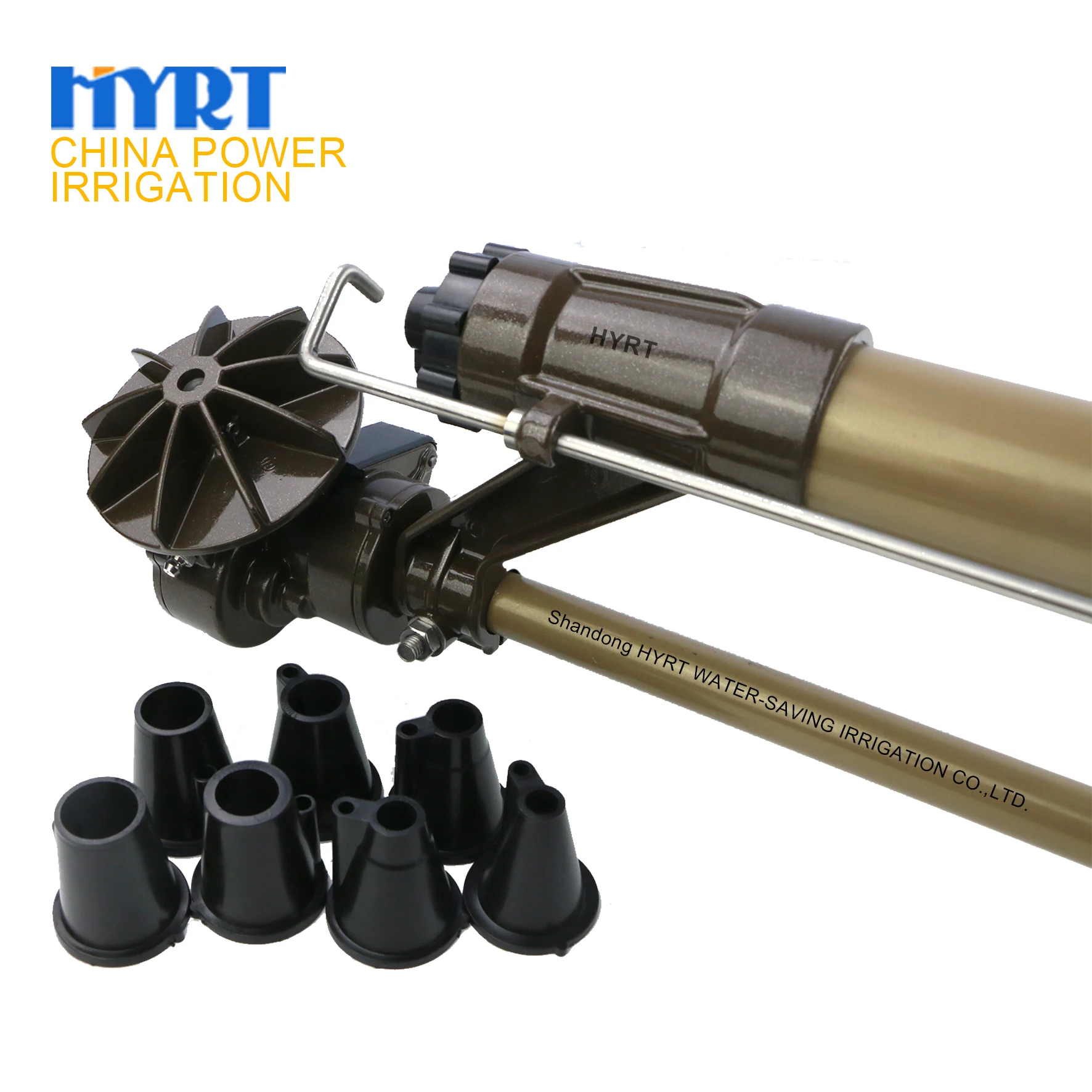 50m Rain Gun 360 Gear Drive Impact Sprinkler For Agricultural Irrigation big gun sprinkler