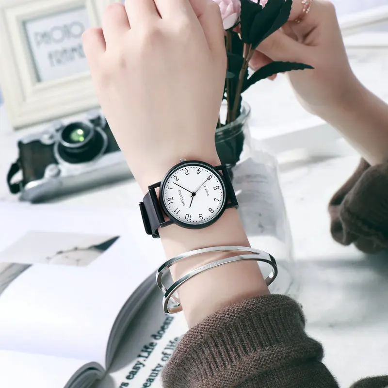 2022 Wholesale New Design Fashion Unisex Factory OEM Couple Simple Watch Minimalist Custom Logo Watch