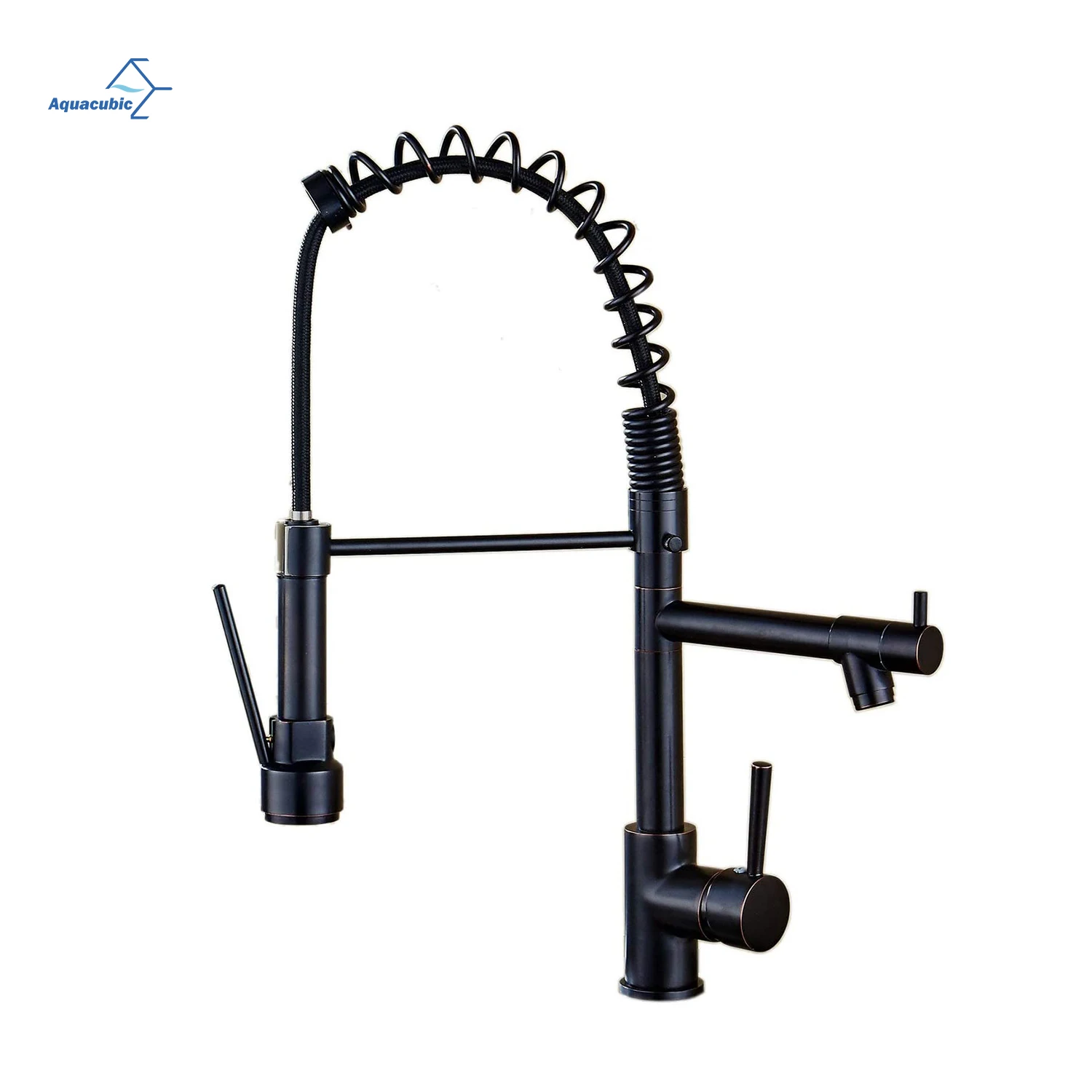 3 way spring pull out kitchen Multifunction taps kitchen mixer Flexible pre-rinse kitchen faucet