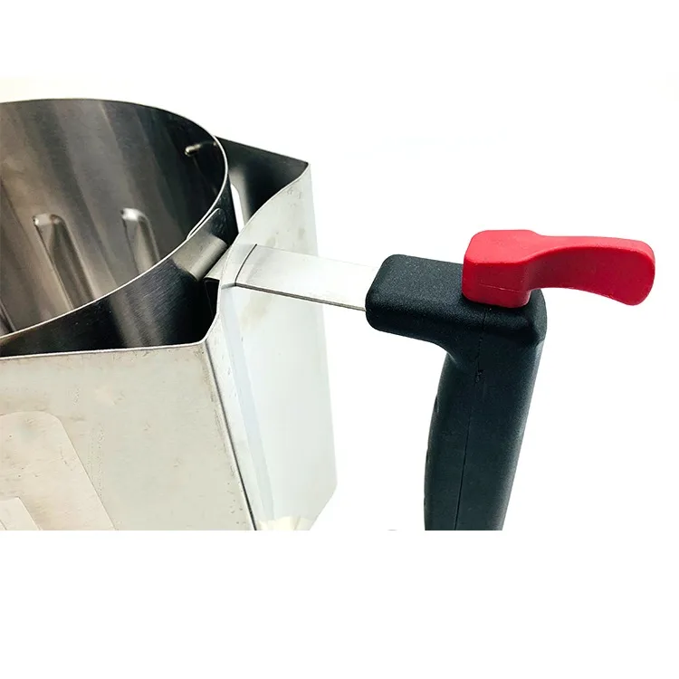 Hot Sale Factory BBQ Barrels Carbon Stove Ignition Portable BBQ Charcoal Starter Chimney with Plastic Handle