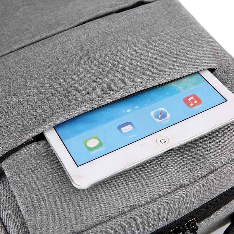 Durable Simple College Business Travel Large Capacity Laptop Backpack for gift With USB Charging Port
