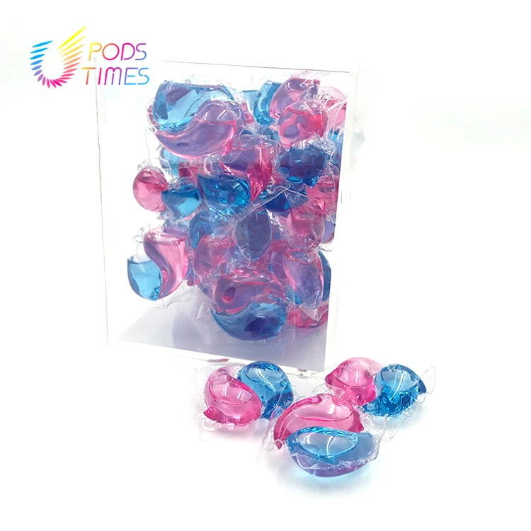 Шарики для моющего средства стирки OEM ODM шарики мытья капсулы от производителя HE 2 в 1 удаления жёстких пятен гель