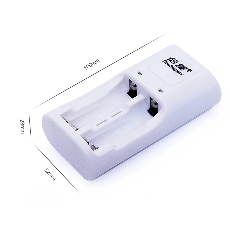 2 слота AA AAA зарядное устройство с Светодиодный индикатор для 3,2 В 14500 10440 LiFePO4 батареи