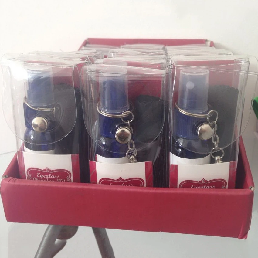 Glasses cleaner aluminium eyeglasses car lens cleaner with display