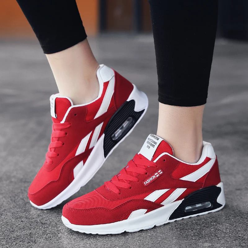 1236 2021 Wholesale Custom brand ladies black and white men sneaker women running air cushion men sport shoes