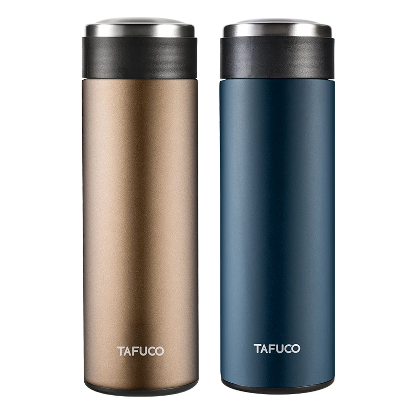 
Tafuco Manufacturing stainless steel vacuum insulated tea tumbler coffee mug with strainer 