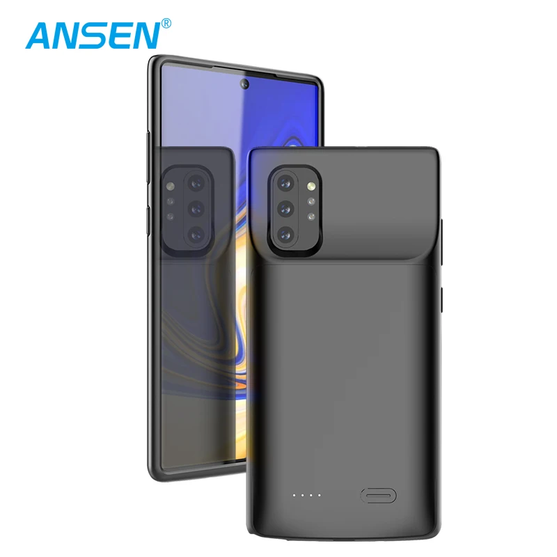 Ультратонкий чехол для телефона с зарядным аккумулятором для Samsung Note 10 Plus