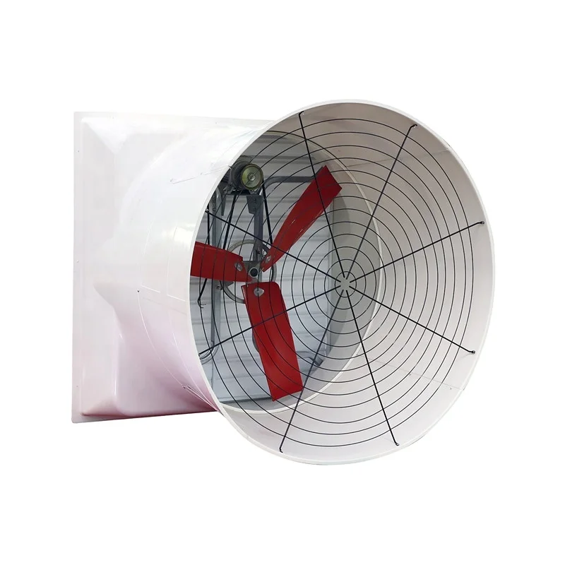 High quality axial wall mount FRP cooling ventilation fan for chicken house poultry farm greenhouse factory workshop warehouse