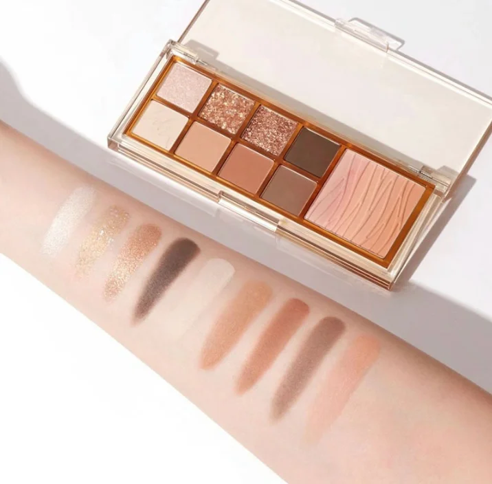 Eyeshadow Palette Matte Nude Shimmer Eye Makeup Palette Long Lasting High Pigment Matte Eyeshadow