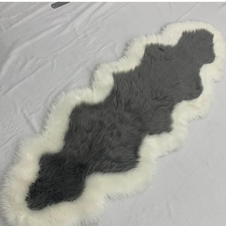 
Shaggy faux fur seat rugs carpet long pile 