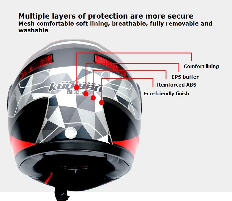 Motorcycle Helmet Bluetooth Ready Speaker Pockets DOT Approved helmet for Adult