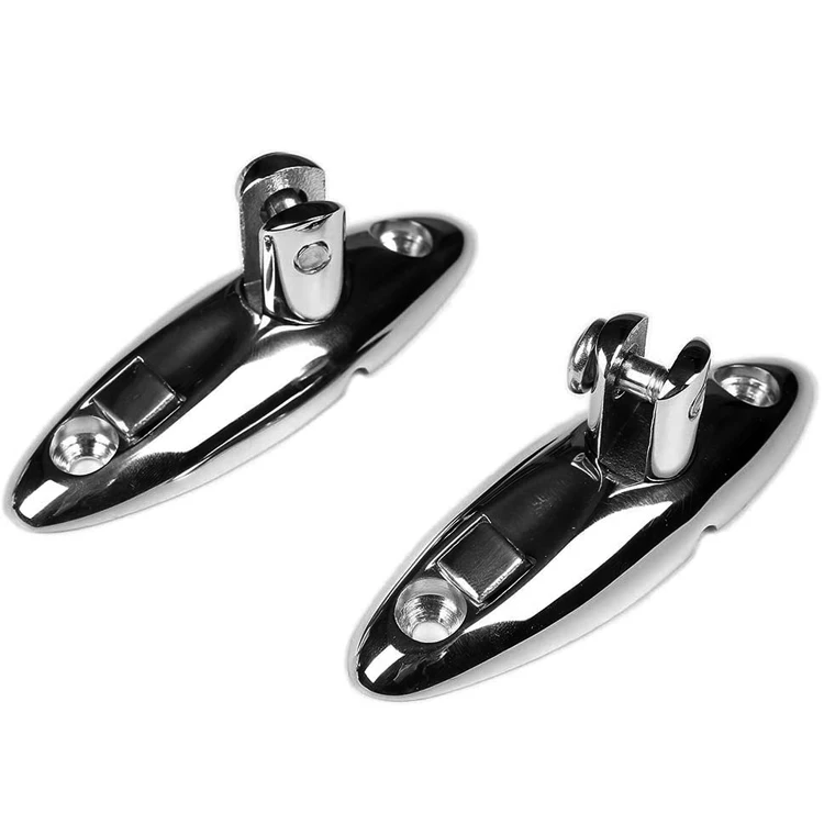Boat Bimini Swivel Mount Quick Release Hinge Stainless Steel Deck Side Mount Marine Hardware