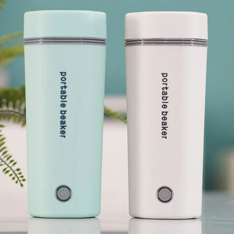 350Ml 110V/220V Electric Hot Water Cup Small Portable Kettle Travel Heating Smart Insulation Artifact Mini Boiling Up Five Mins