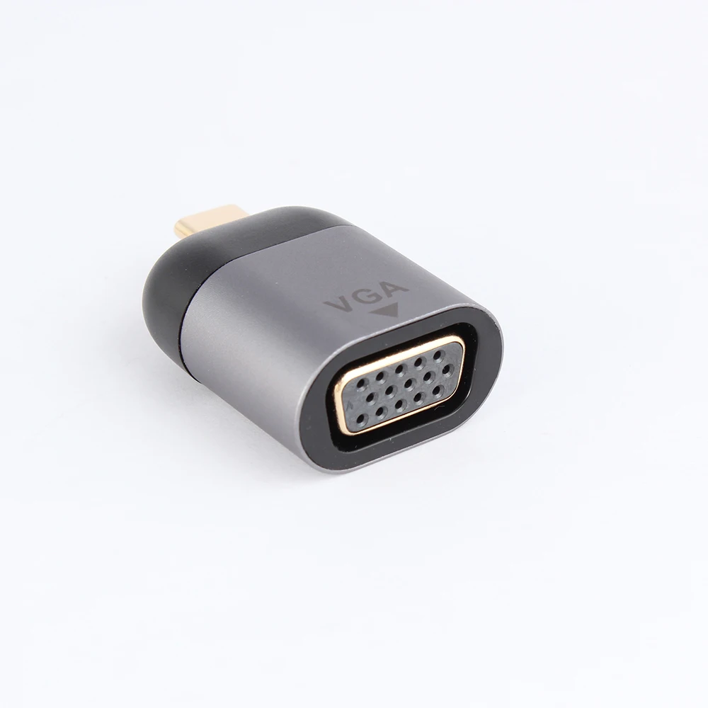 Адаптер Hanstar 1080P Type-C для VGA удобный размер Tpye C концентратор USB кабель аудио кабель для компьютера ПК DVD HDTV