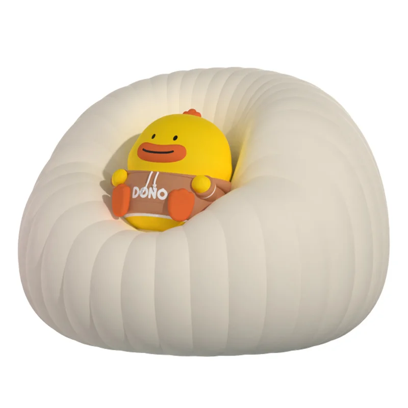 ICARER FAMILY Kids Gift Silicone Anime Kids Santa Claus Nightlight  Lamp  Cute Baby  Night Light For Room