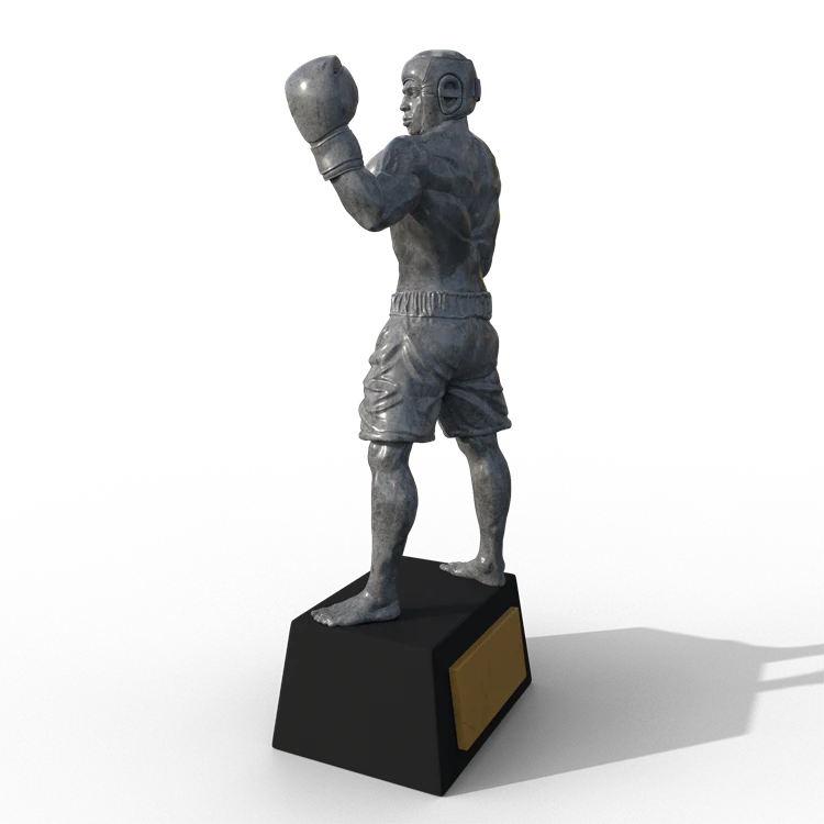 Новые взрывные товары сувенирные украшения трофеи чемпионата по боксу 3D-дизайн полимерный боксерский трофей