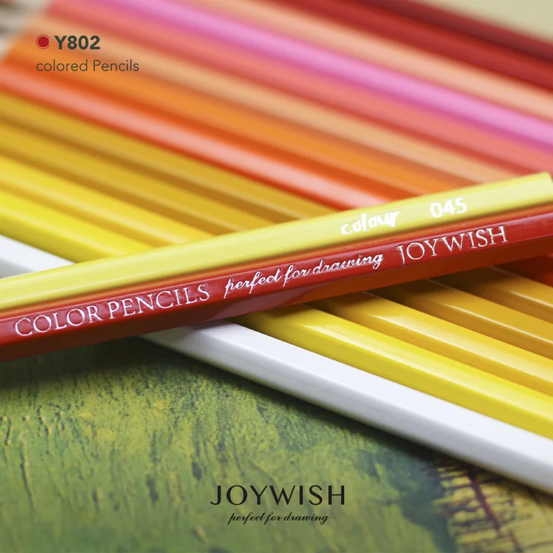 36 Colors Adult Professional Bulk Natural Wooden Multi Colored Pencils For Children