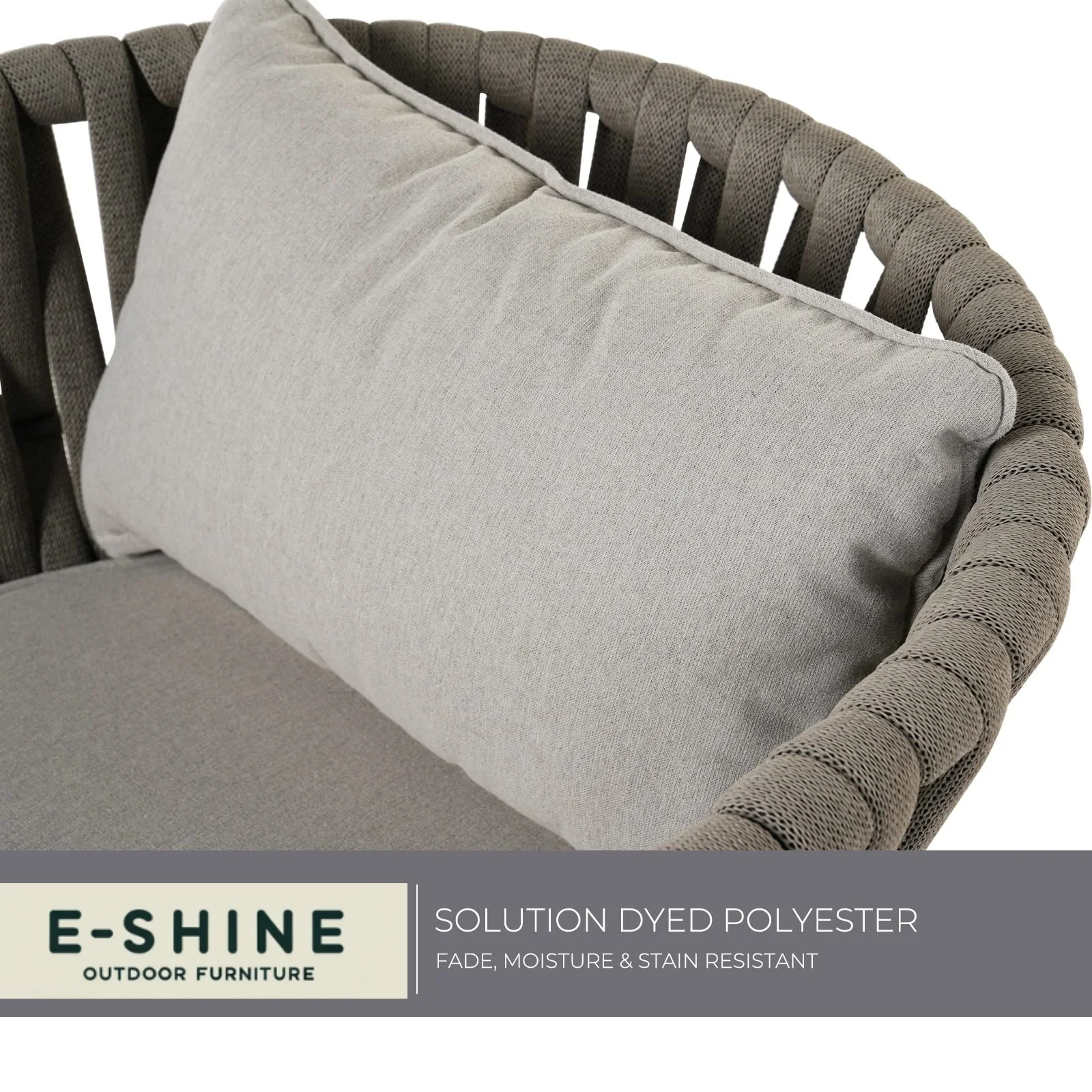 Bistro Chair Set of 3 Rattan Armchairs with Cushions and Round Side Table All-Weather Wicker for Garden Backyard Balcony