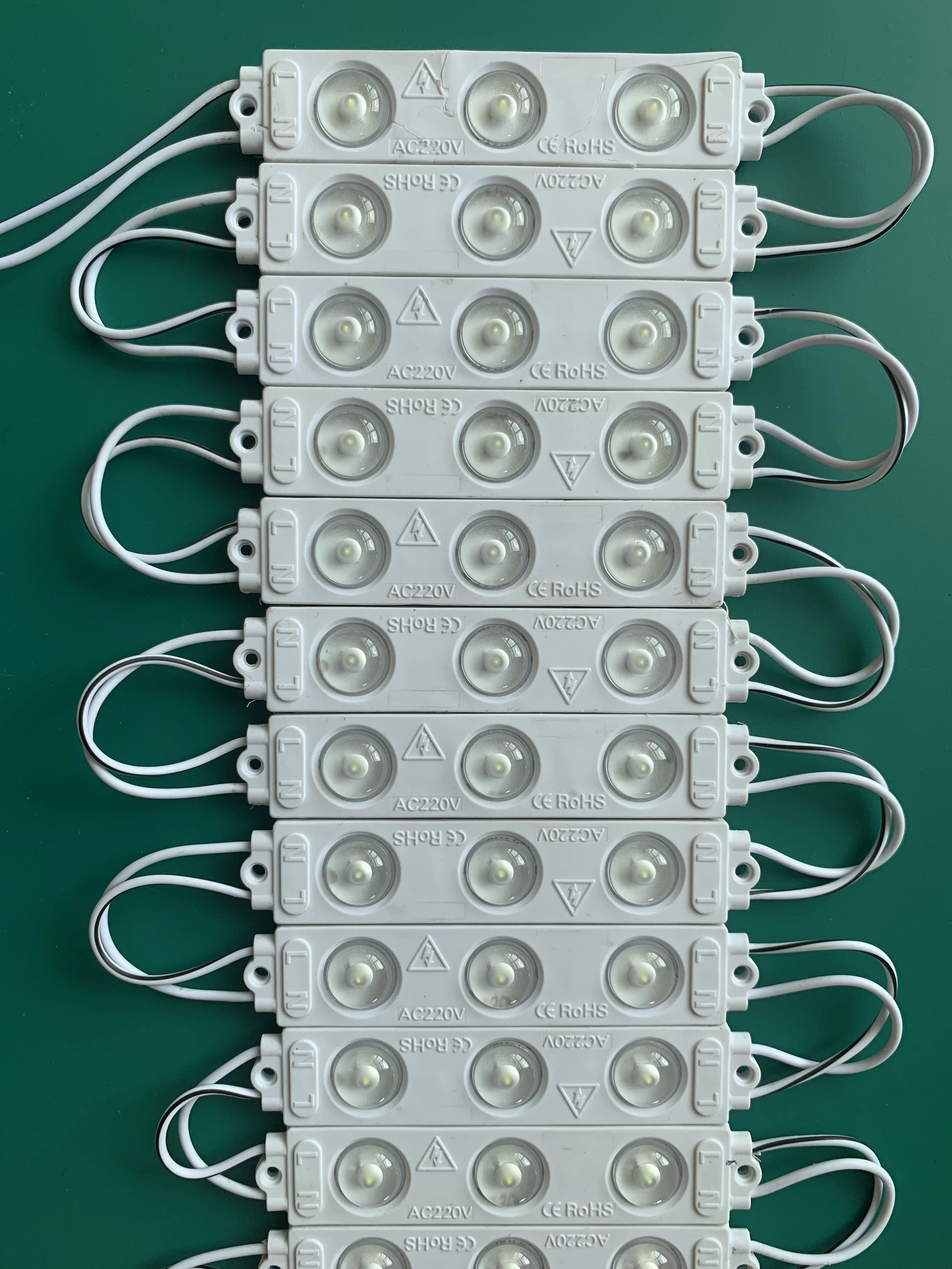 UL listed AC 110V   Led Module  Injection 2835 3LED modulo led 110v 220V  For Advertising Light