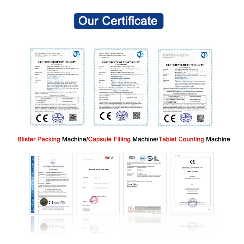 Fully Automatic Medical Syringe Injection Ampoule Blister Packing Machine