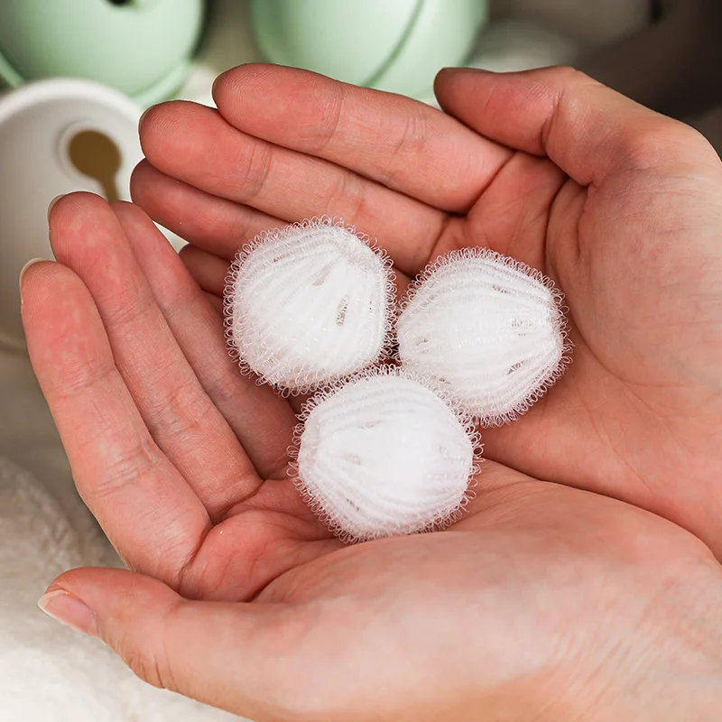 Household Anti-Tangle Anti-Tangle Decontamination Cleaning Ball Laundry Machine Washing Ball Bell Adsorbed Hairballs Discs