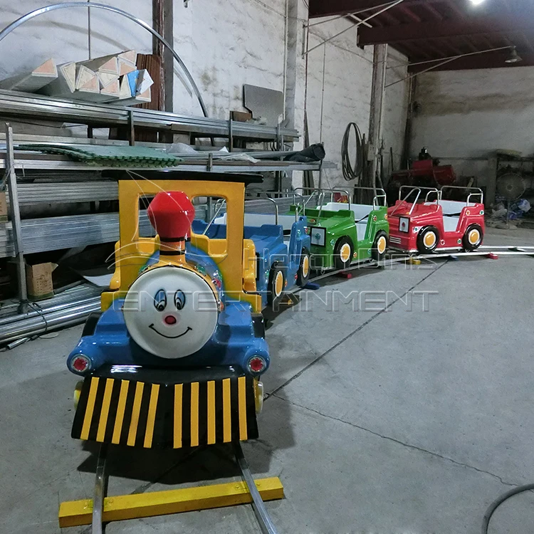 amusement train adult and kids Ride train set garden electric track train rides with Track