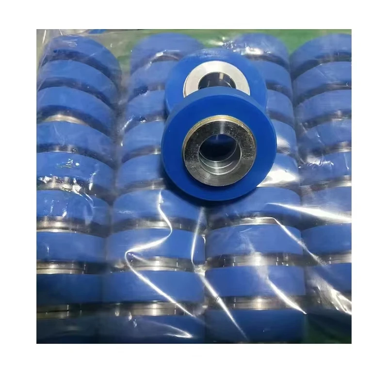 Hard Rubber Friction Wheel Roller Pu Press Aluminum Plate Rubber Wheel