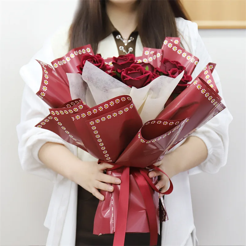 2024New products waterproof wrapping paper wholesale packaging paper flower paper