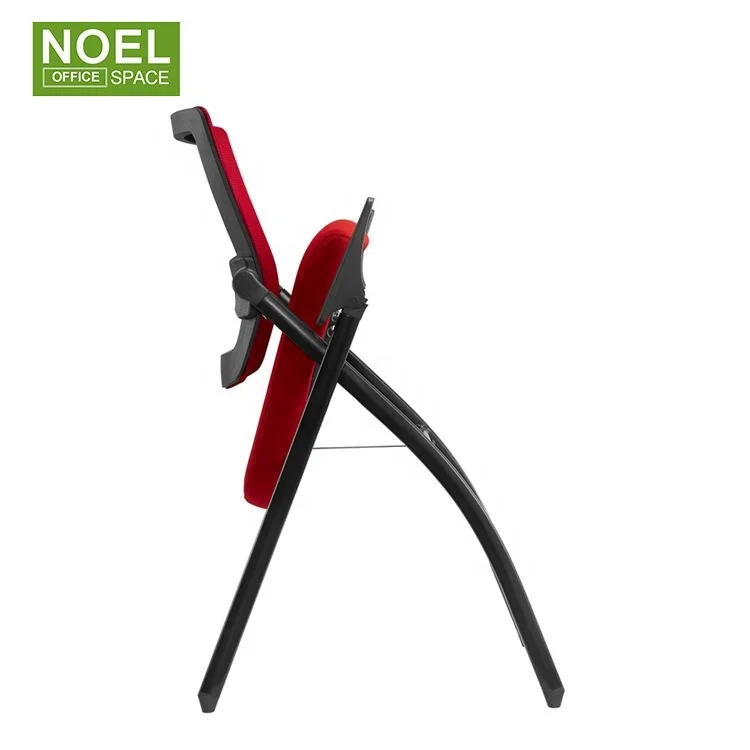 2021 New design colorful training chair with foldable seat office furniture