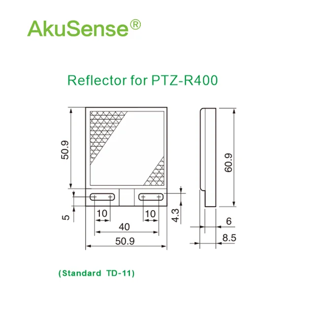 Hot-sale  Square flat dual LED indicators laser optical  beam photo electric sensor